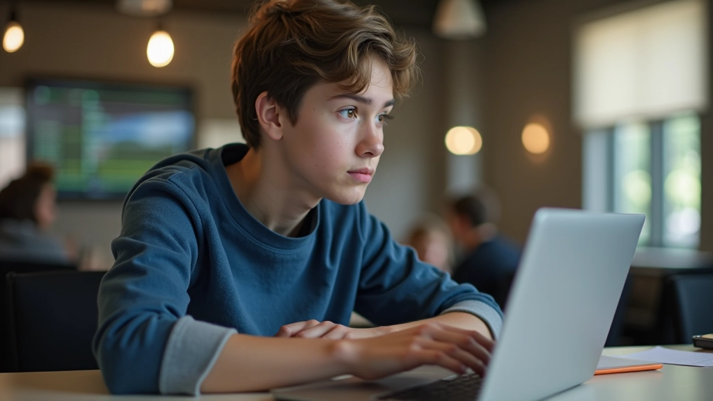Jaunis programmētājs pie dators, mācās programmēšanu, skaits ar HTML kodu